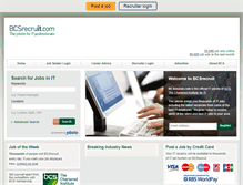 Tablet Screenshot of bcsrecruit.com